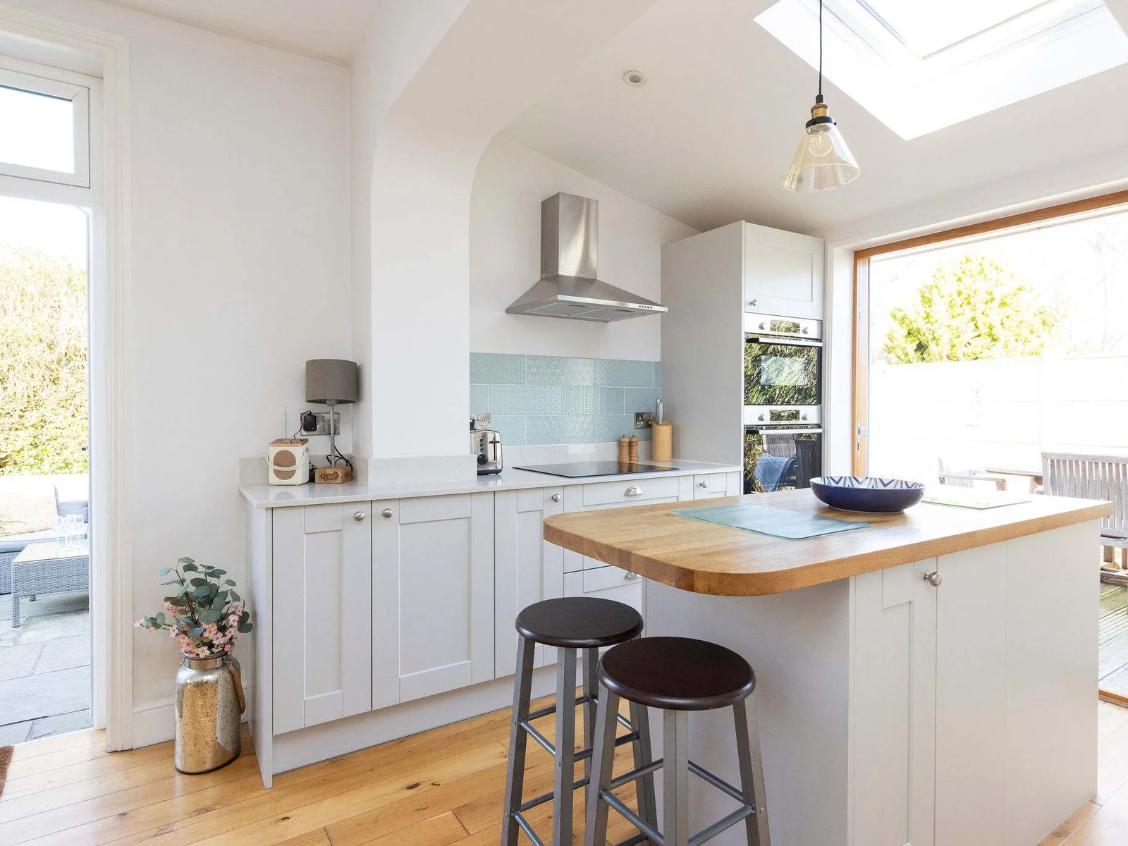 Enjoy our bright and open kitchen and dining area, perfect for family and group meals.