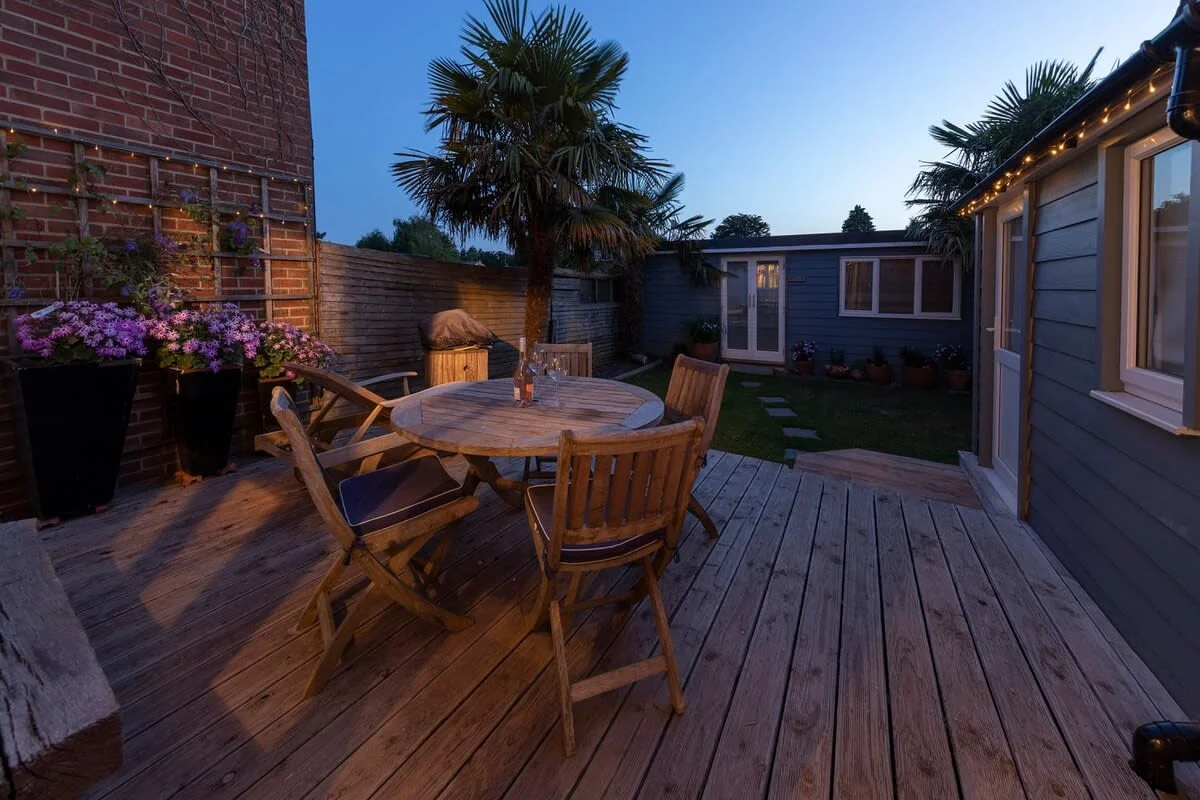 The garden is another perfect to enjoy during the night and day.