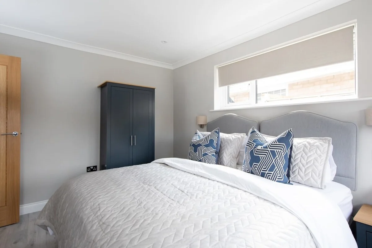 Plenty of room to store your belongings, just like in the master bedroom