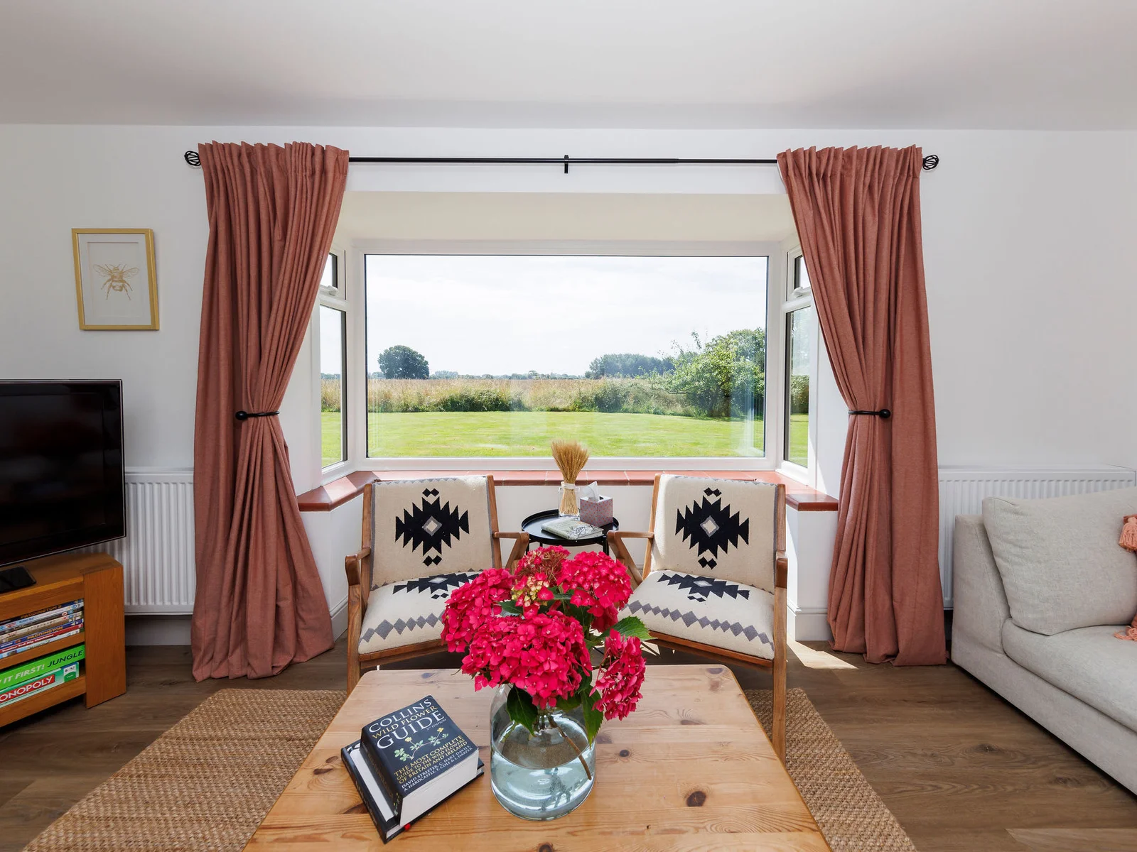 Relax in the comfy lounge with a cup of tea and good book.