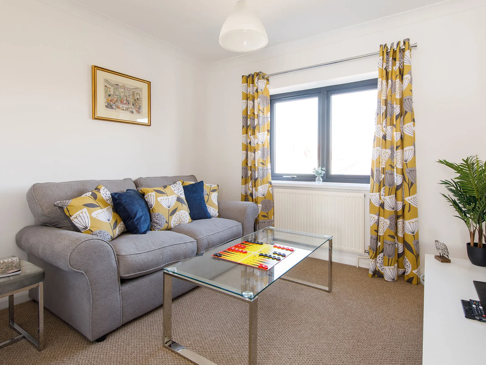 The snug lounge doubles up as a fifth bedroom.