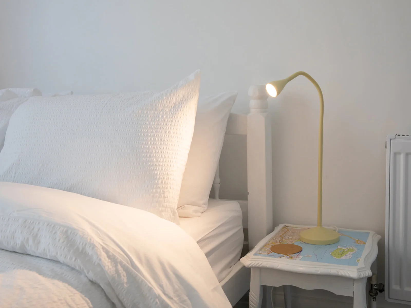 Stay up to read a book or just catch up on some work in bed with a night light