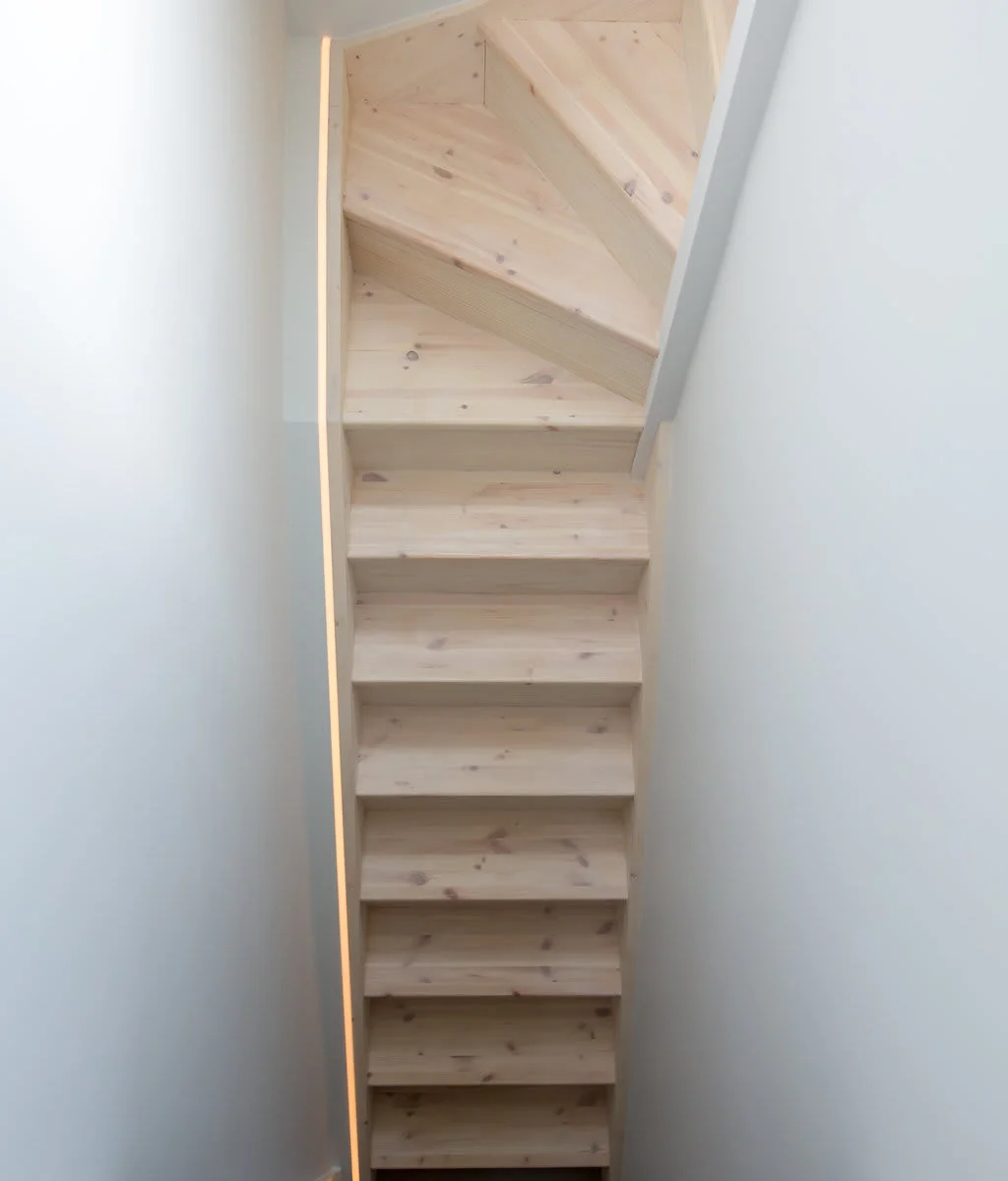 Head upstairs to discover two more bedrooms and bathrooms.