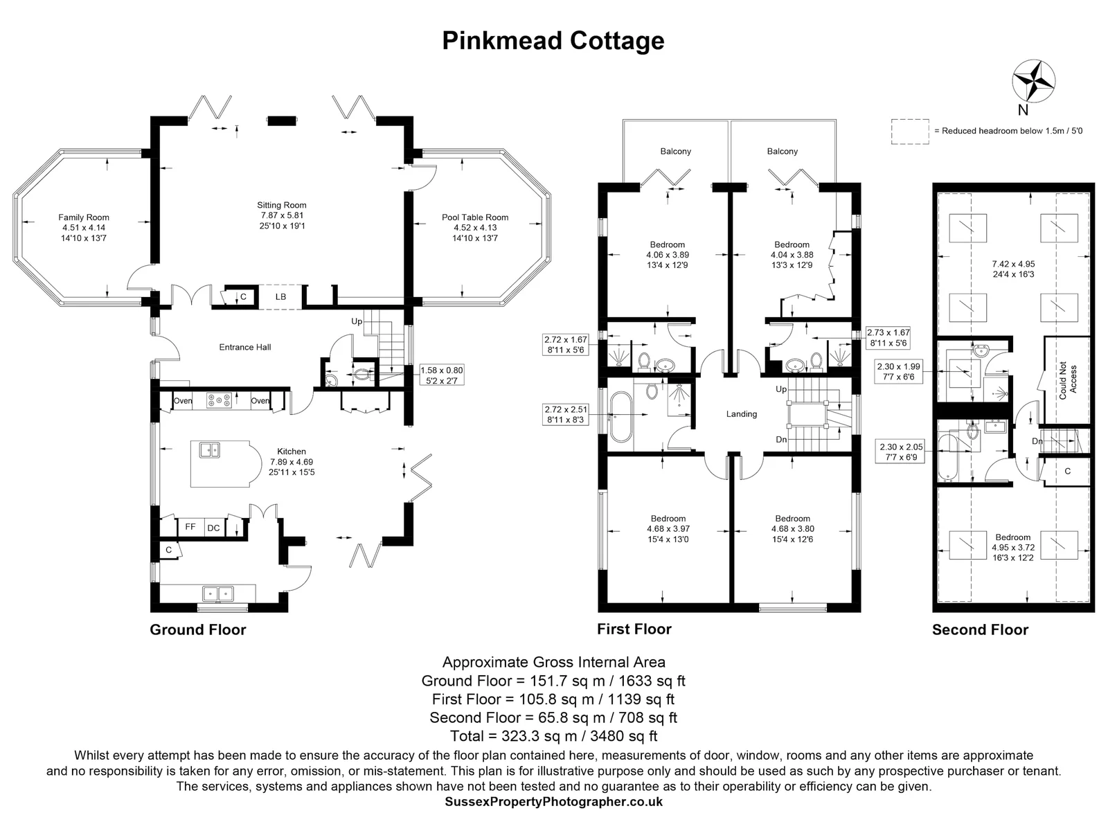 A handy floorplan to use in choosing your bedroom