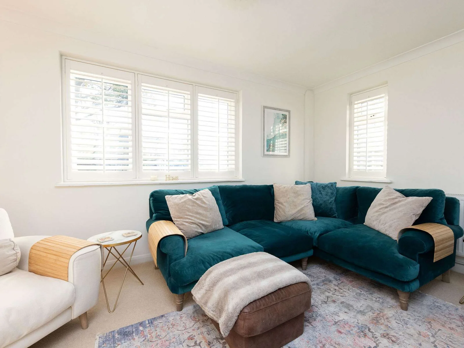 Relax on the comfy sofas after a day exploring the south coast!