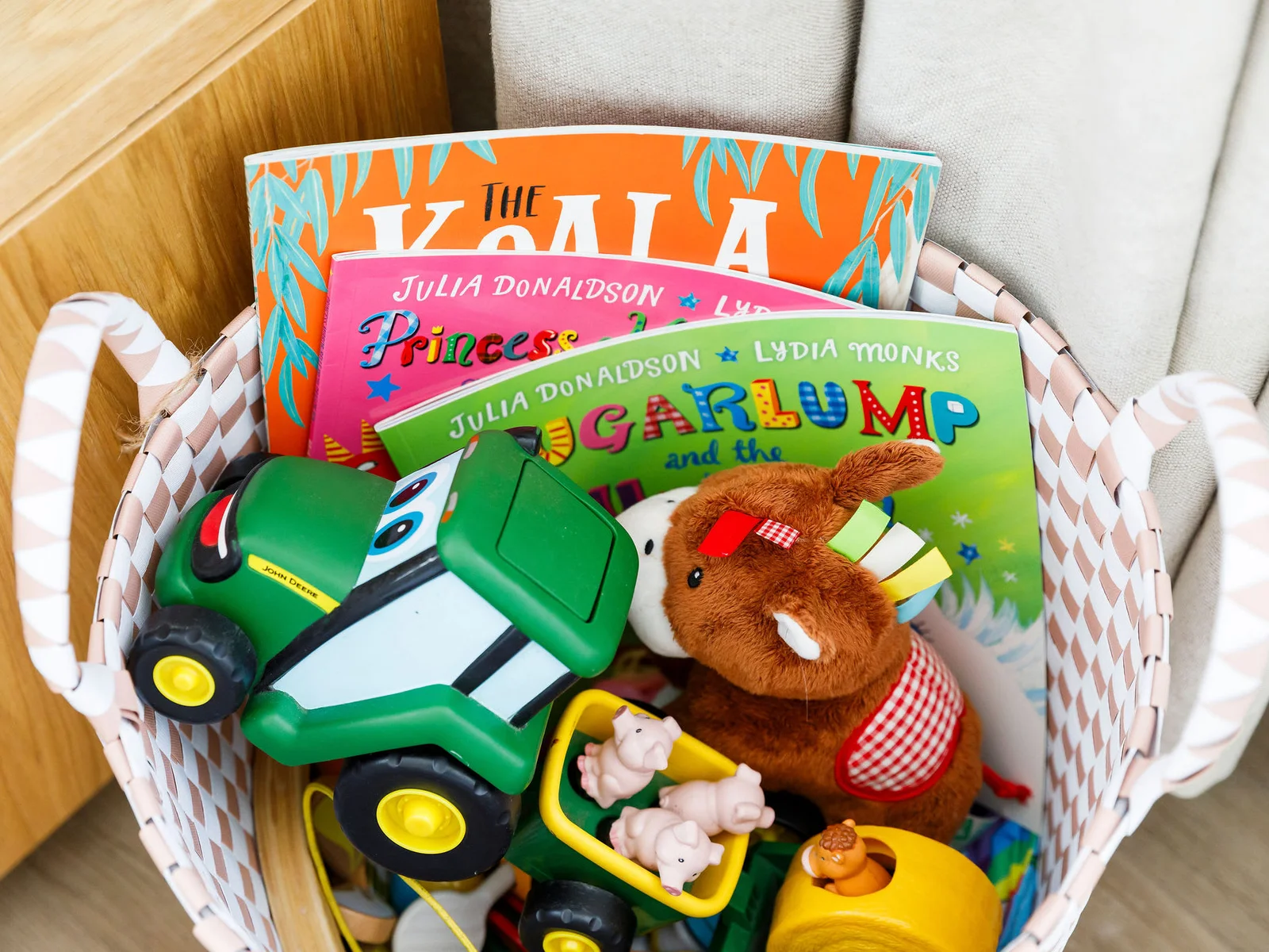 Selection of toys to keep the kids entertained