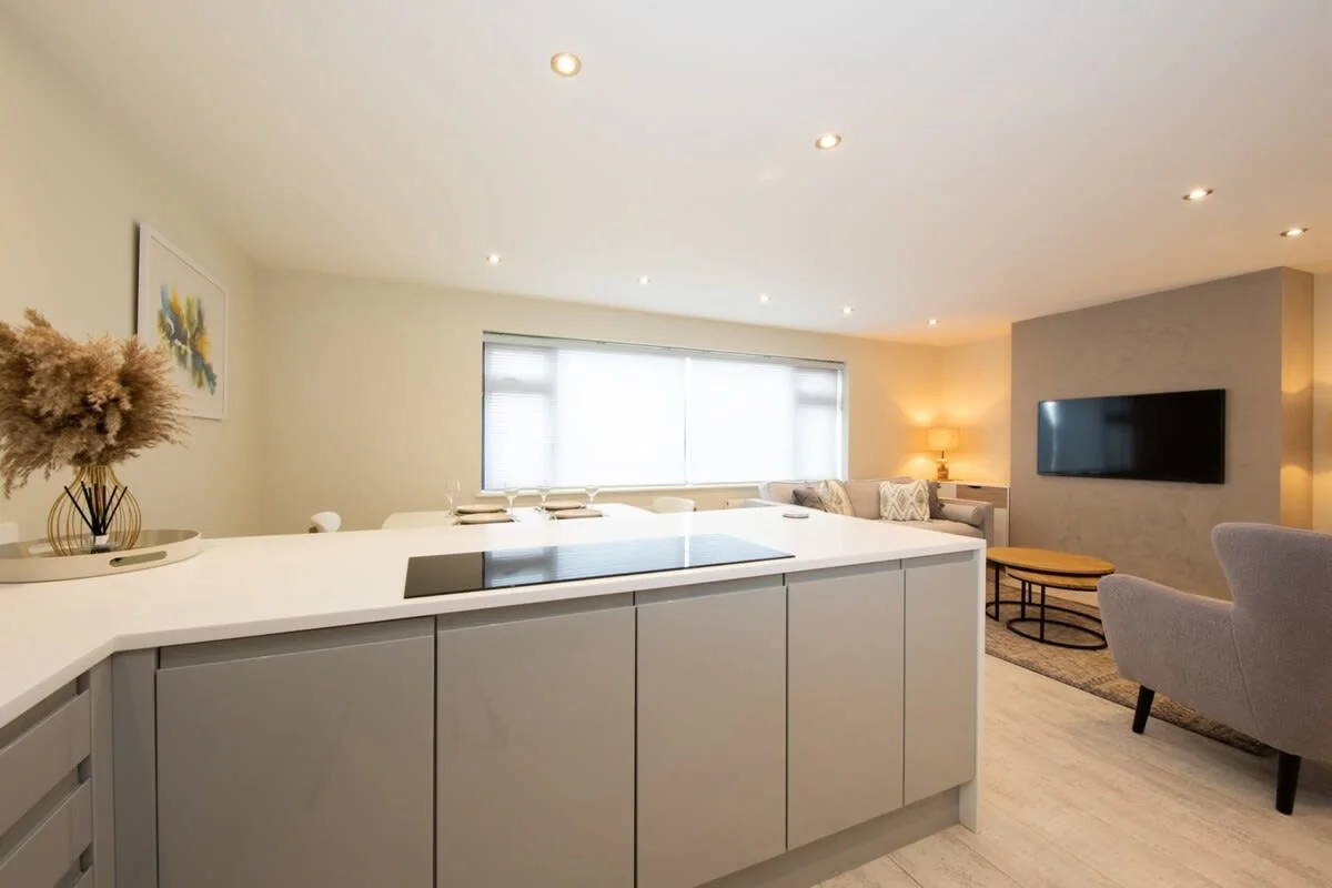 Everyone will love cooking in this modern diner