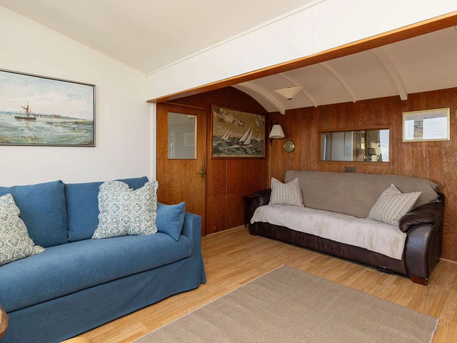 Two cosy sofas