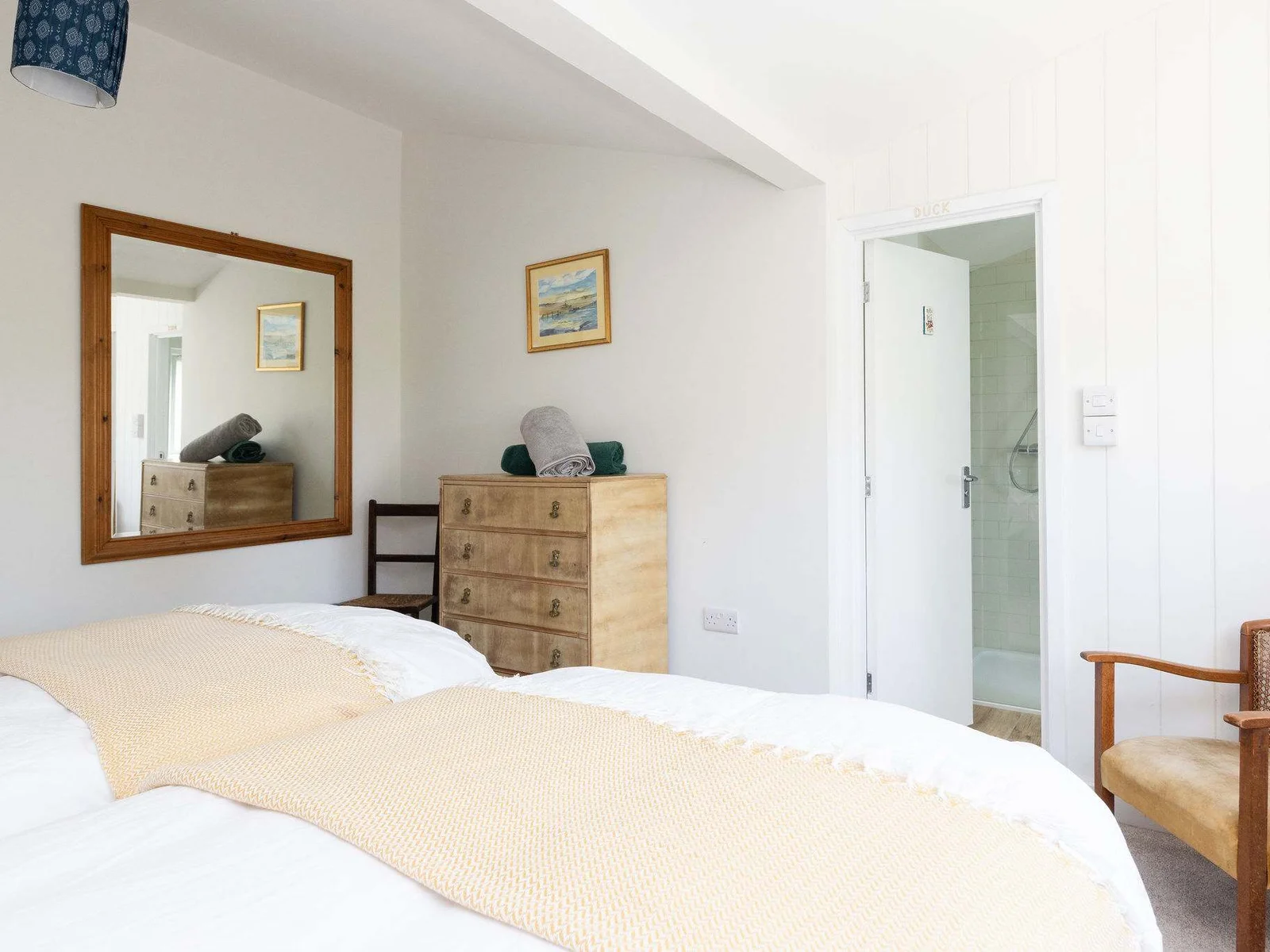 Comfortable and stylish bedroom with ensuite