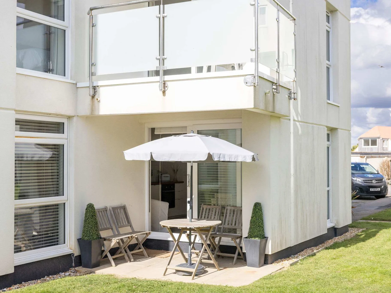 Relax and take in breathtaking ocean views and stunning sunsets from your private patio.