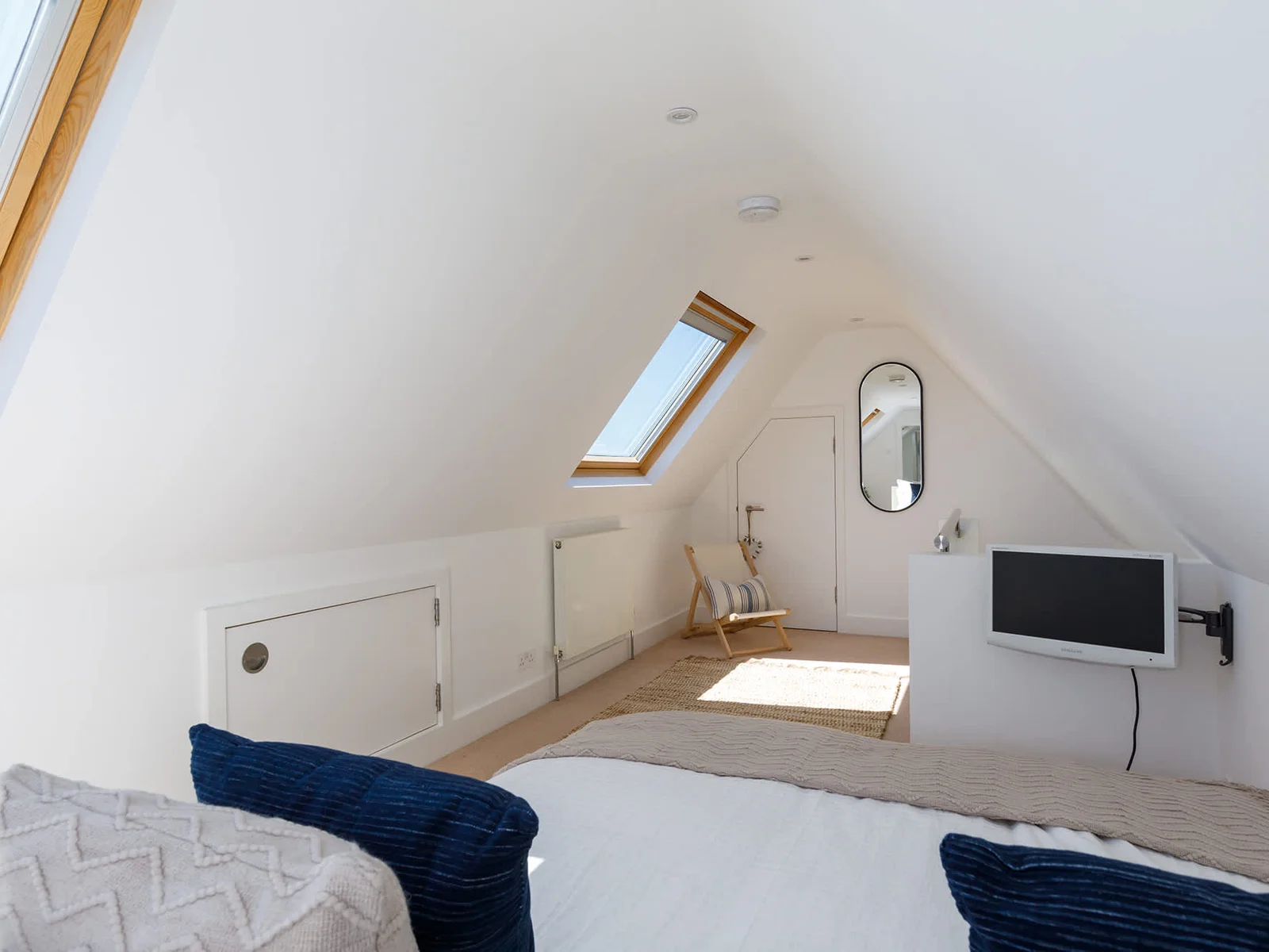 Are you going to watch the TV or the views through the skylights?