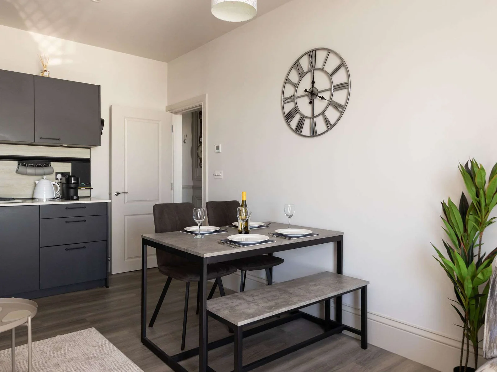 Contemporary open-plan living brings comfort and convenience to this stylish seafront retreat.