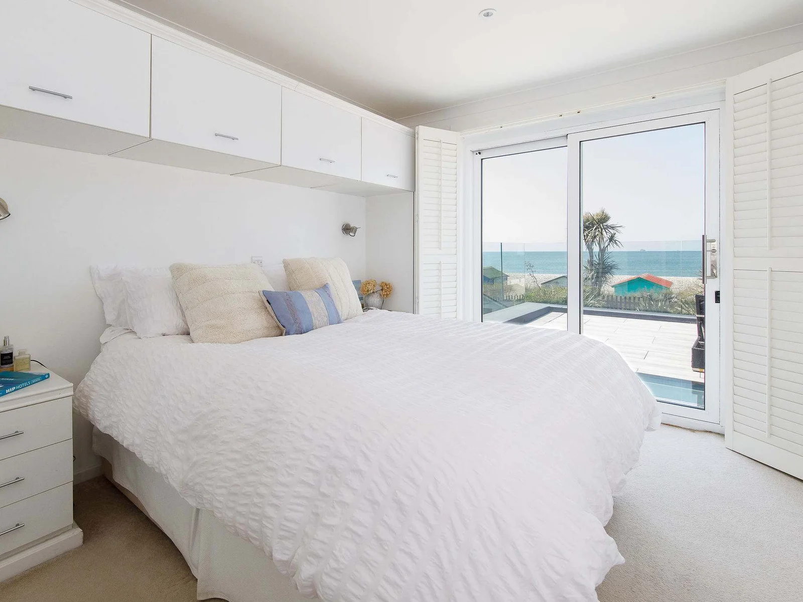 There are 4 comfy bedrooms, all with luxury pillows and bedding.