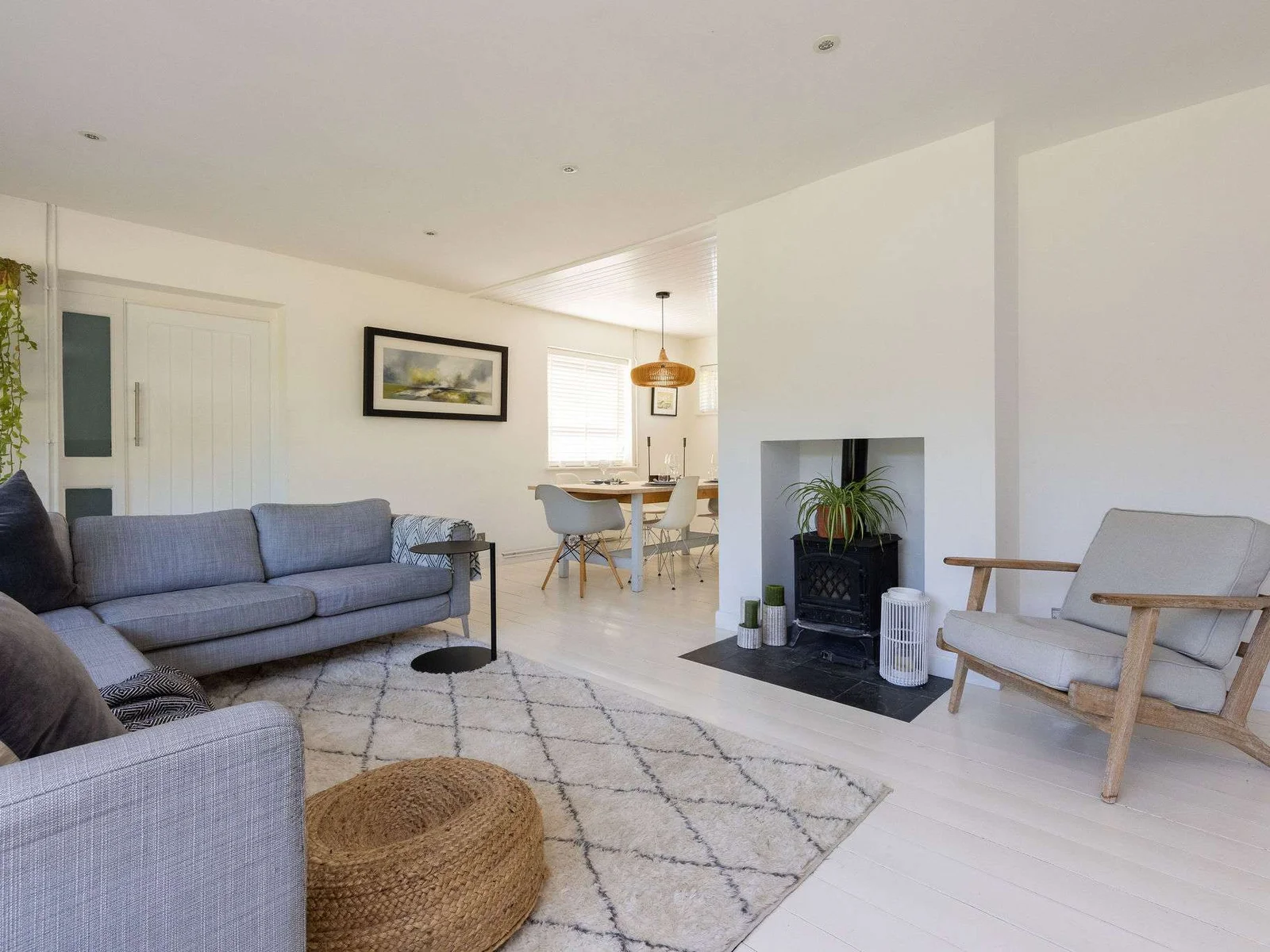 Bright open-plan living with space to unwind together