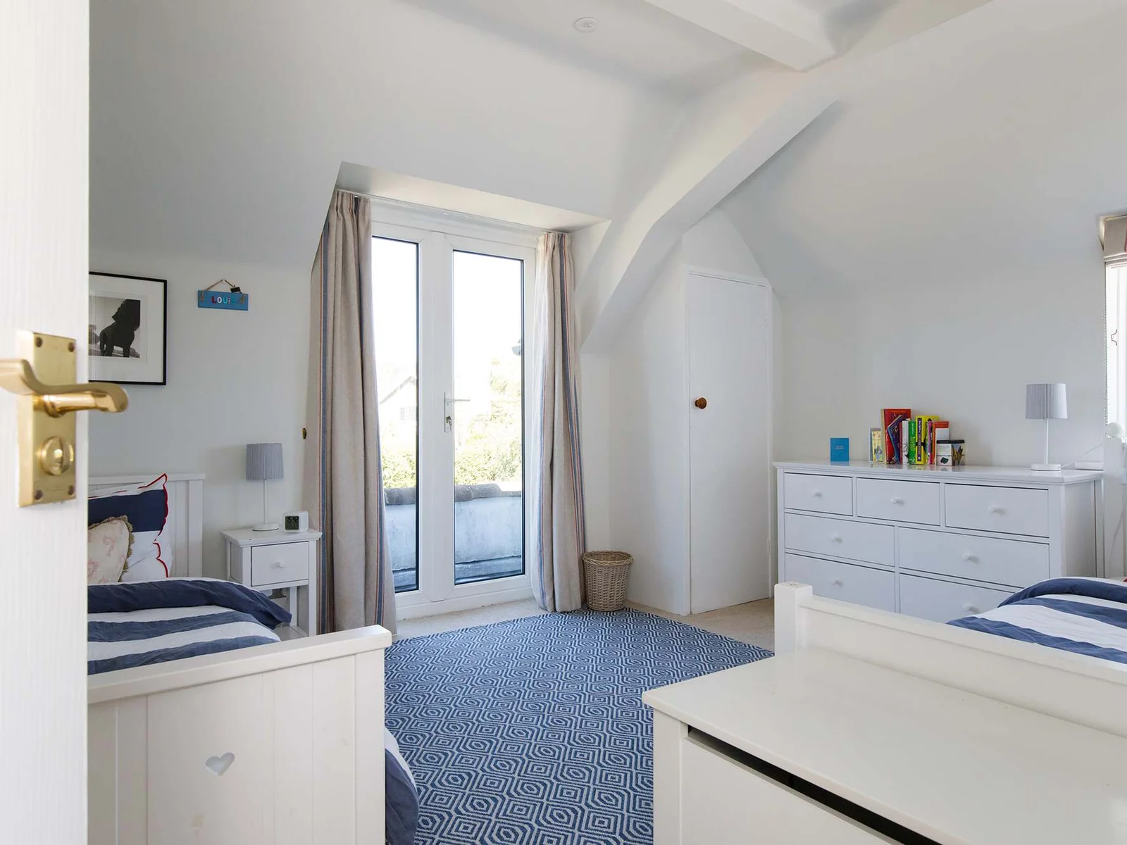 The twin room is perfect for siblings.