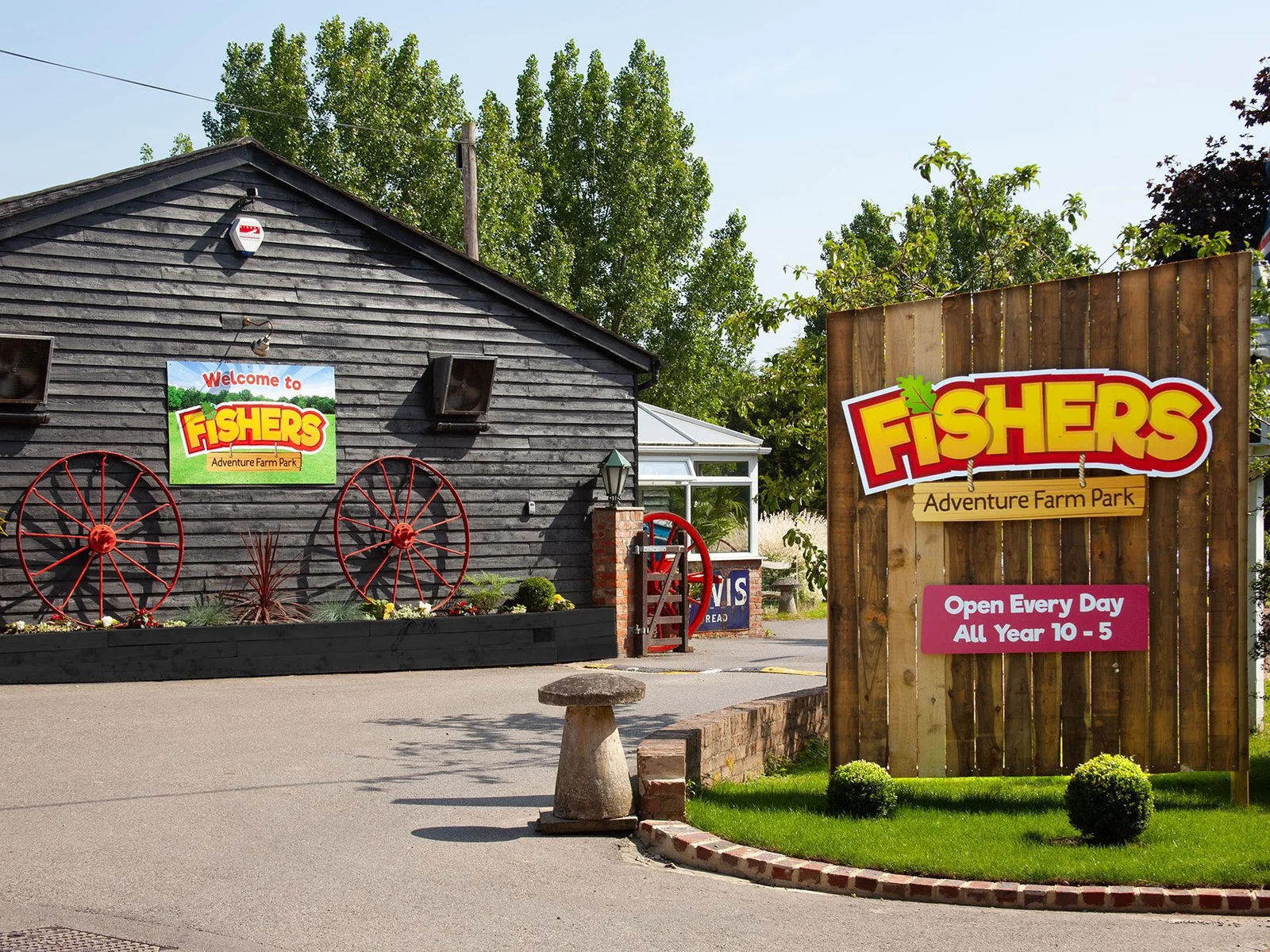 A fun-filled family day out at fishers Farm with animals, rides and indoor play