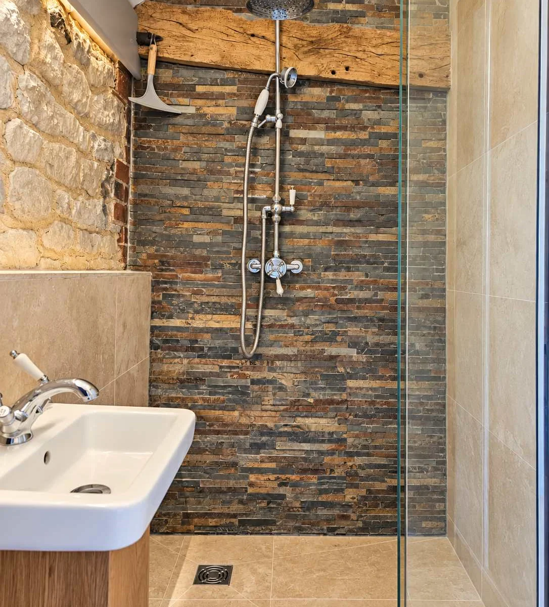 Start the day with a rainfall shower