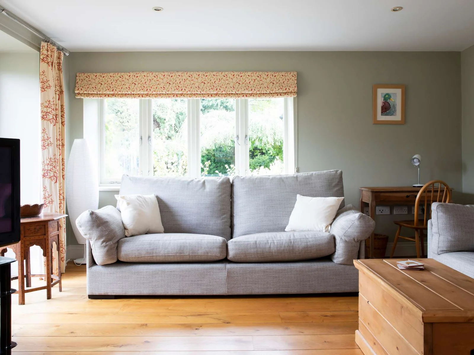 One of three 3 seater settees, more than enough space to all settle down for a movie on a wet and windy evening