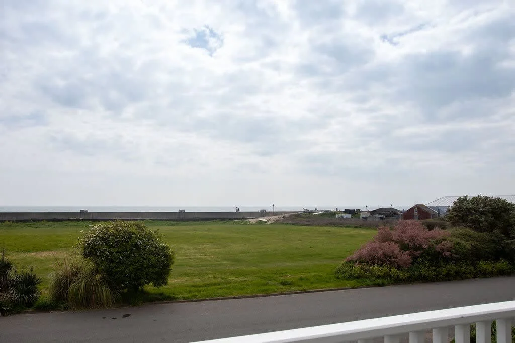 Enjoy uninterrupted views from the balcony.