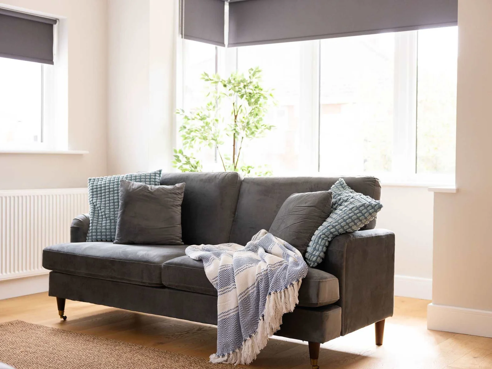 Curl up in this quiet corner with a good book.