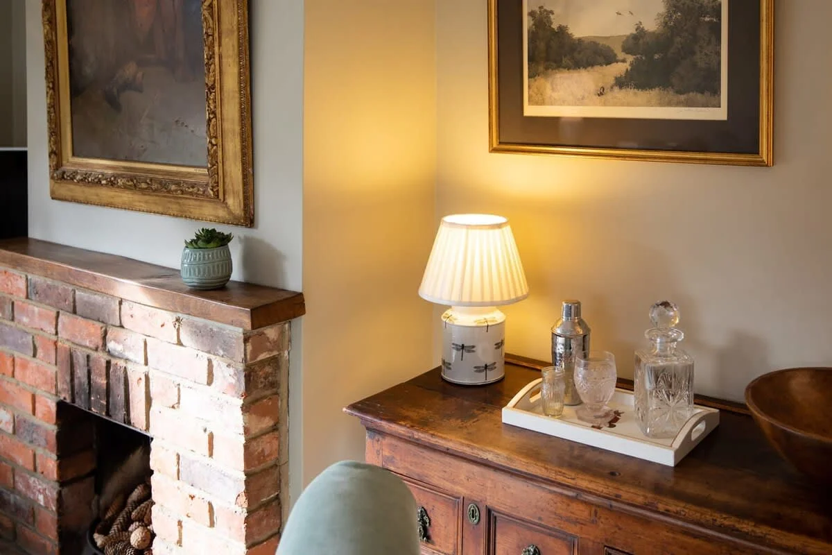 There are homely touches in all the rooms.