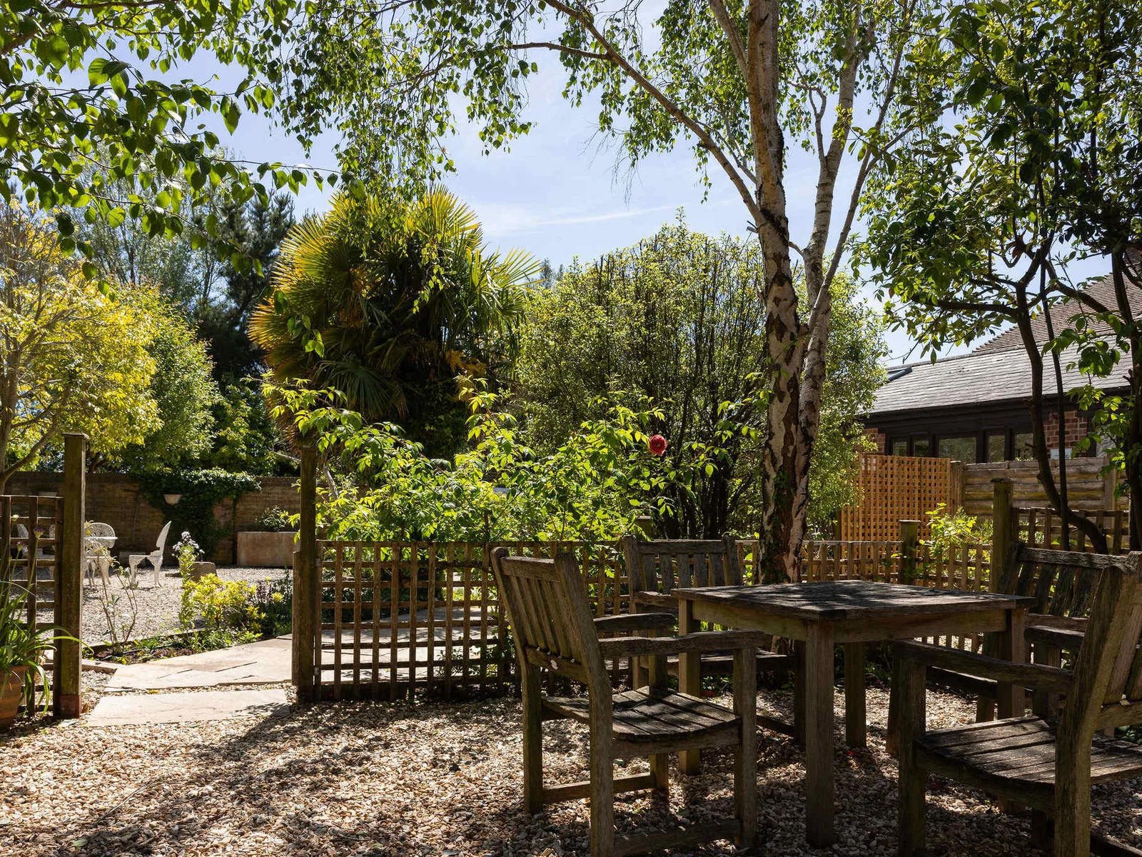 Courtyard seating area by The Dairy.