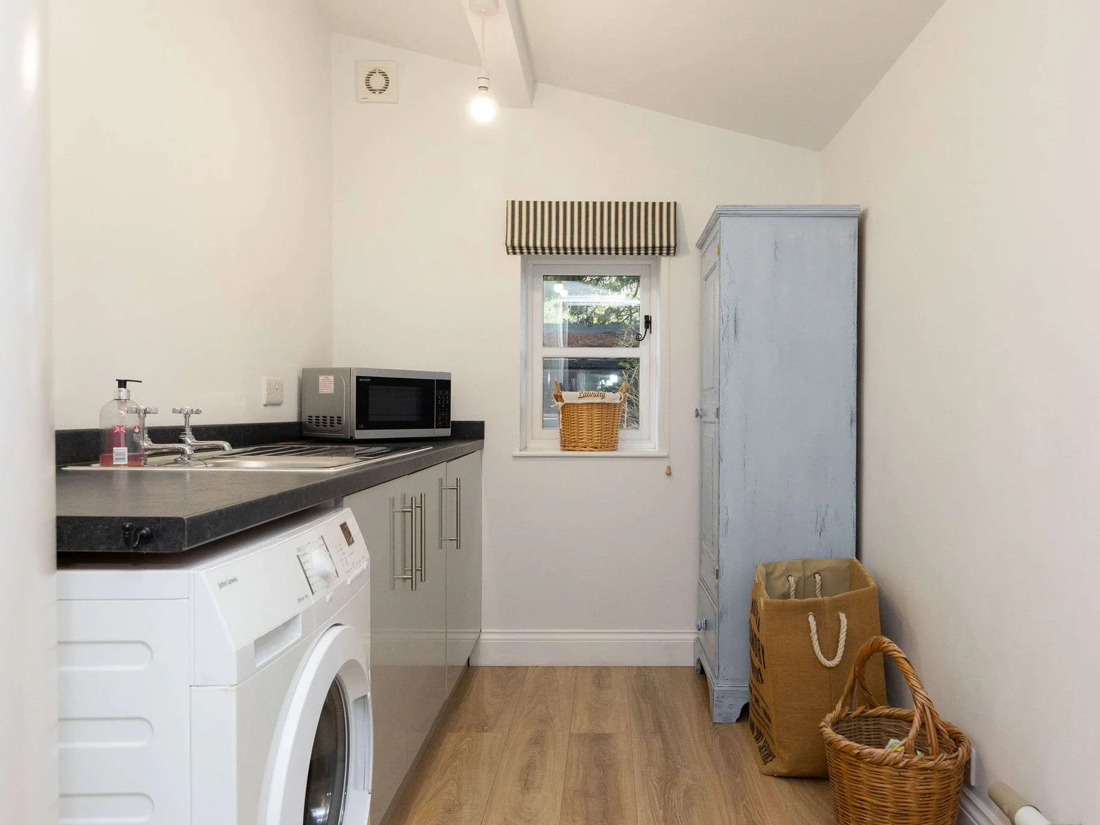Practical utility space ideal for longer countryside stays.