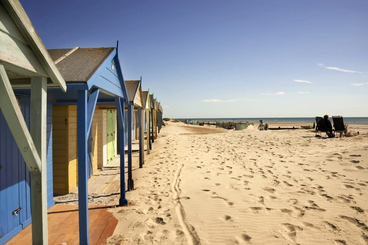 West Witttering's blue flag beach is a short walk along the shore