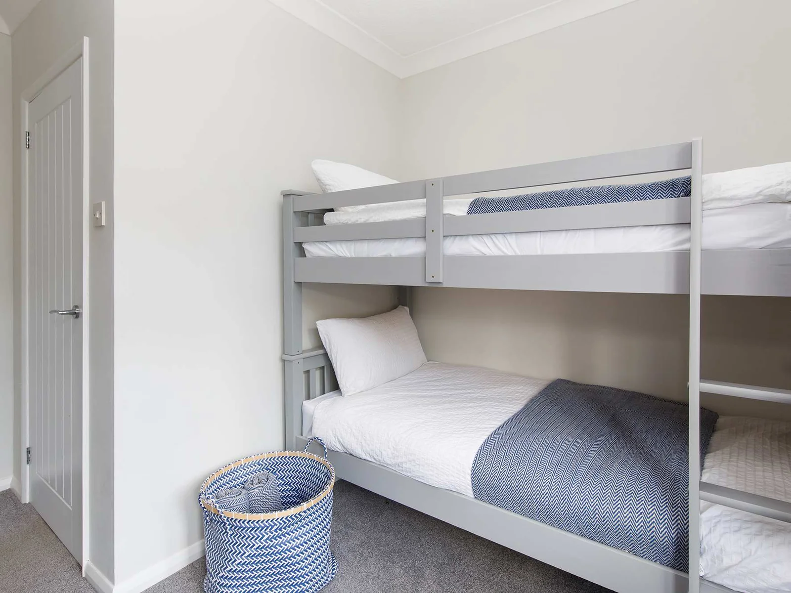 The bunk room is perfect for siblings.