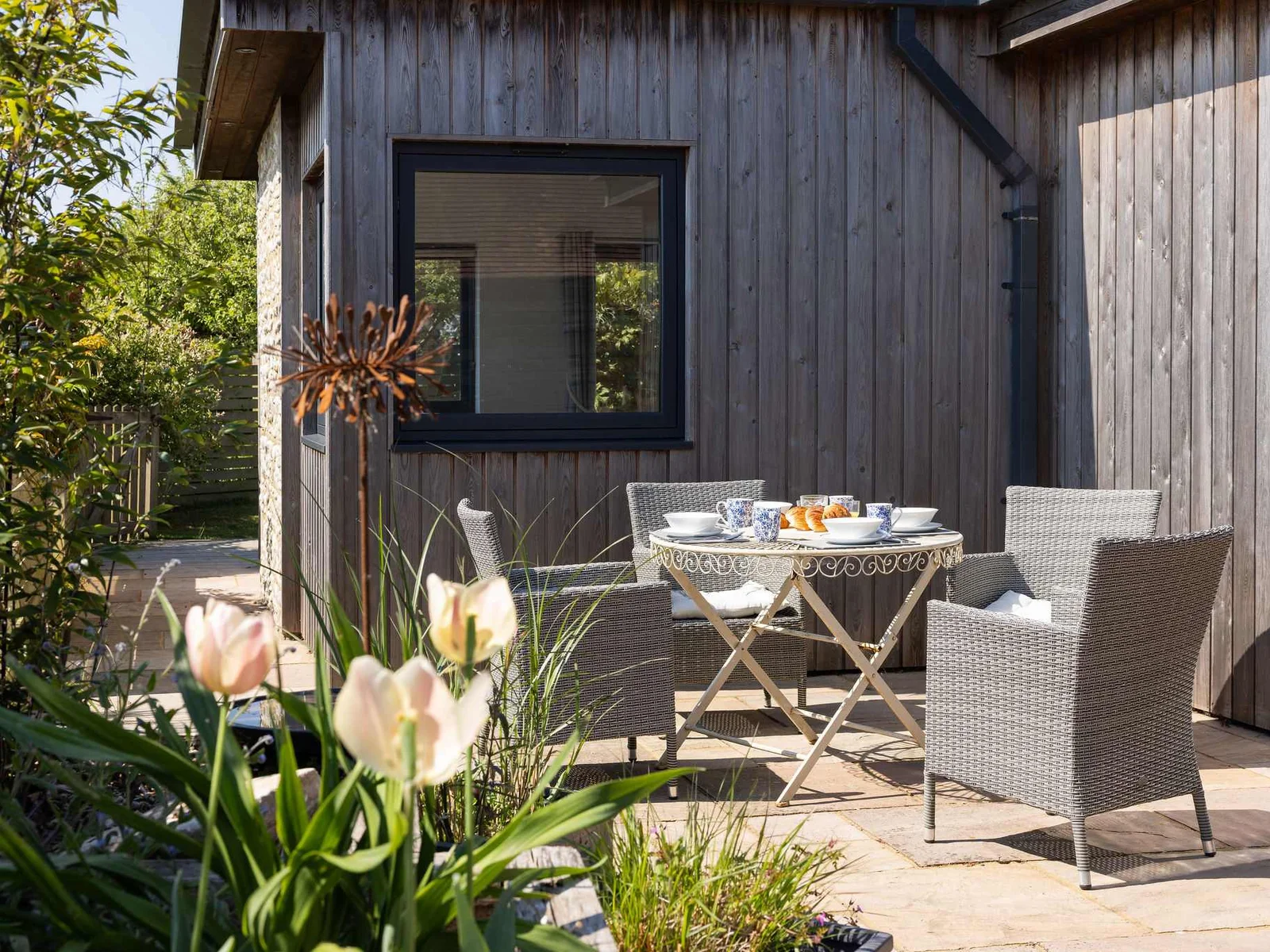 The perfect outdoor setting for relaxation and enjoying the Fresh Air.
