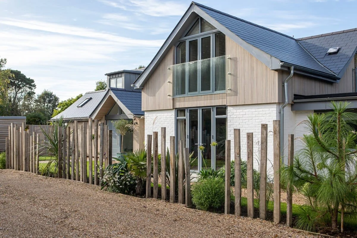 Marvel at the contemporary architectural design of the house