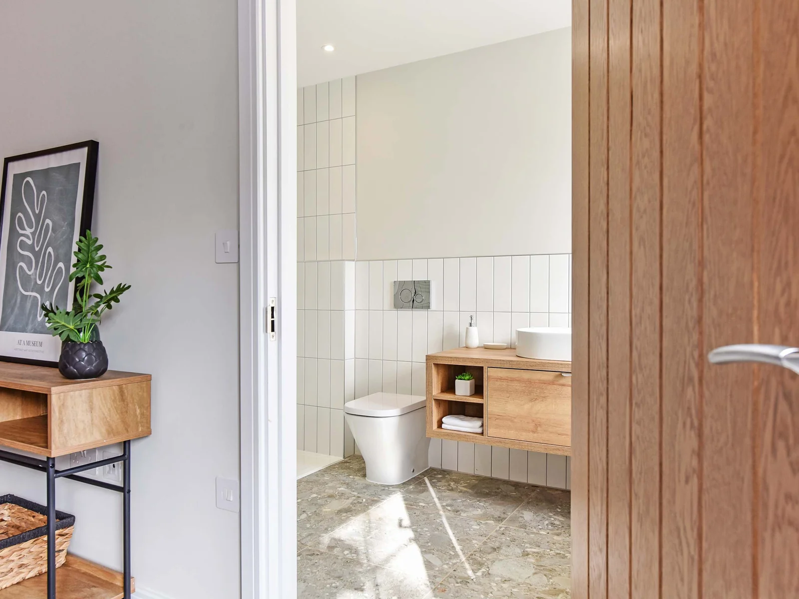 En suite with walk-in shower