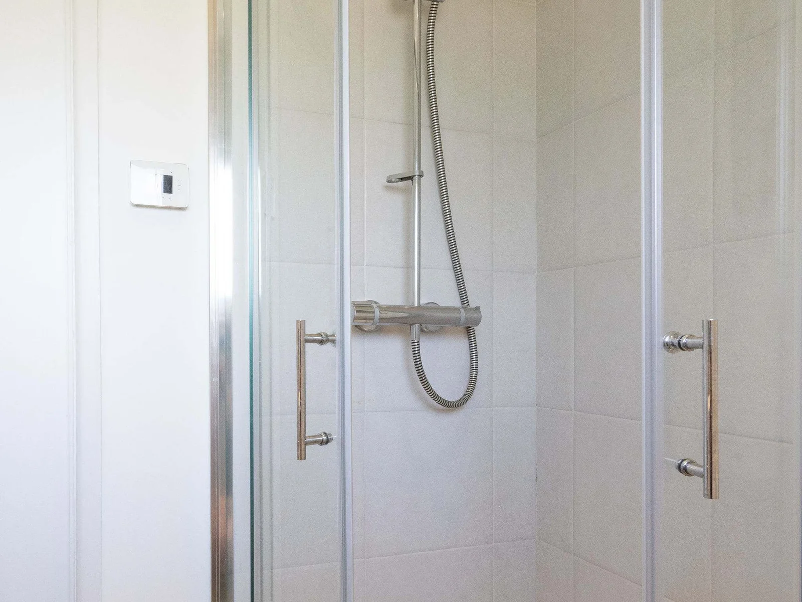 A modern shower room for added comfort during group stays