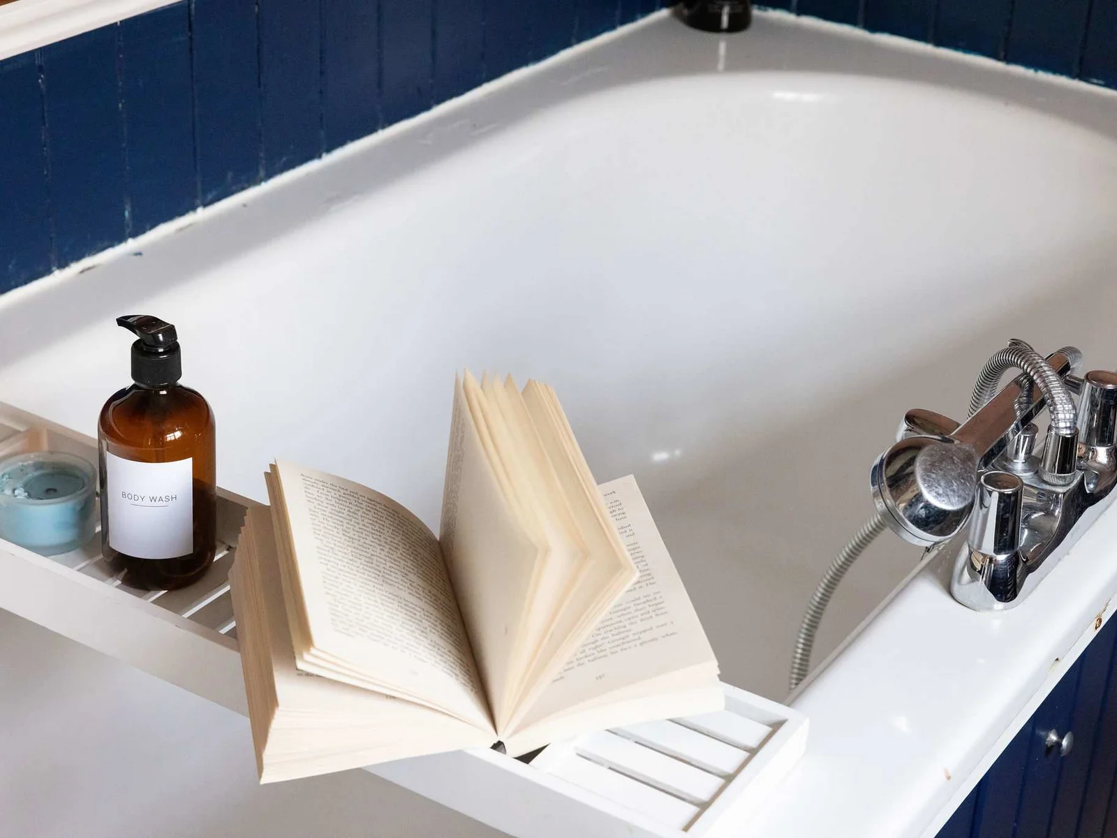Bath with handheld shower