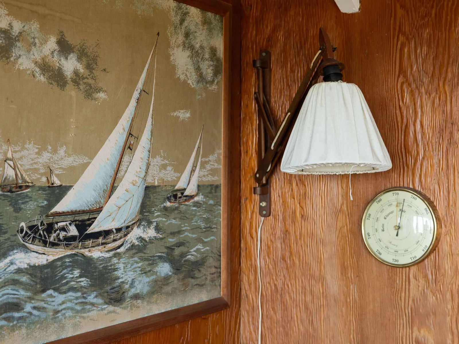Sailing art meets mid-century style
