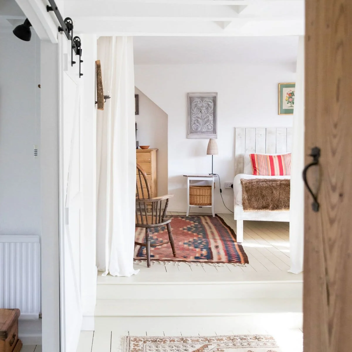 Venture upstairs to find two further bedrooms.