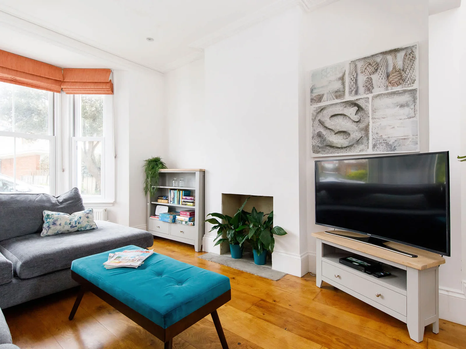 Enjoy your favourite TV shows or a film on the smart TV in the lounge area.
