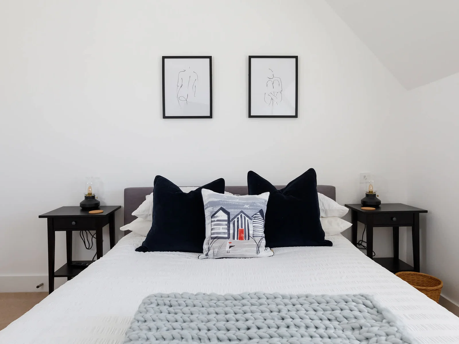 The Master Bedroom with a stylish but comfortable setting
