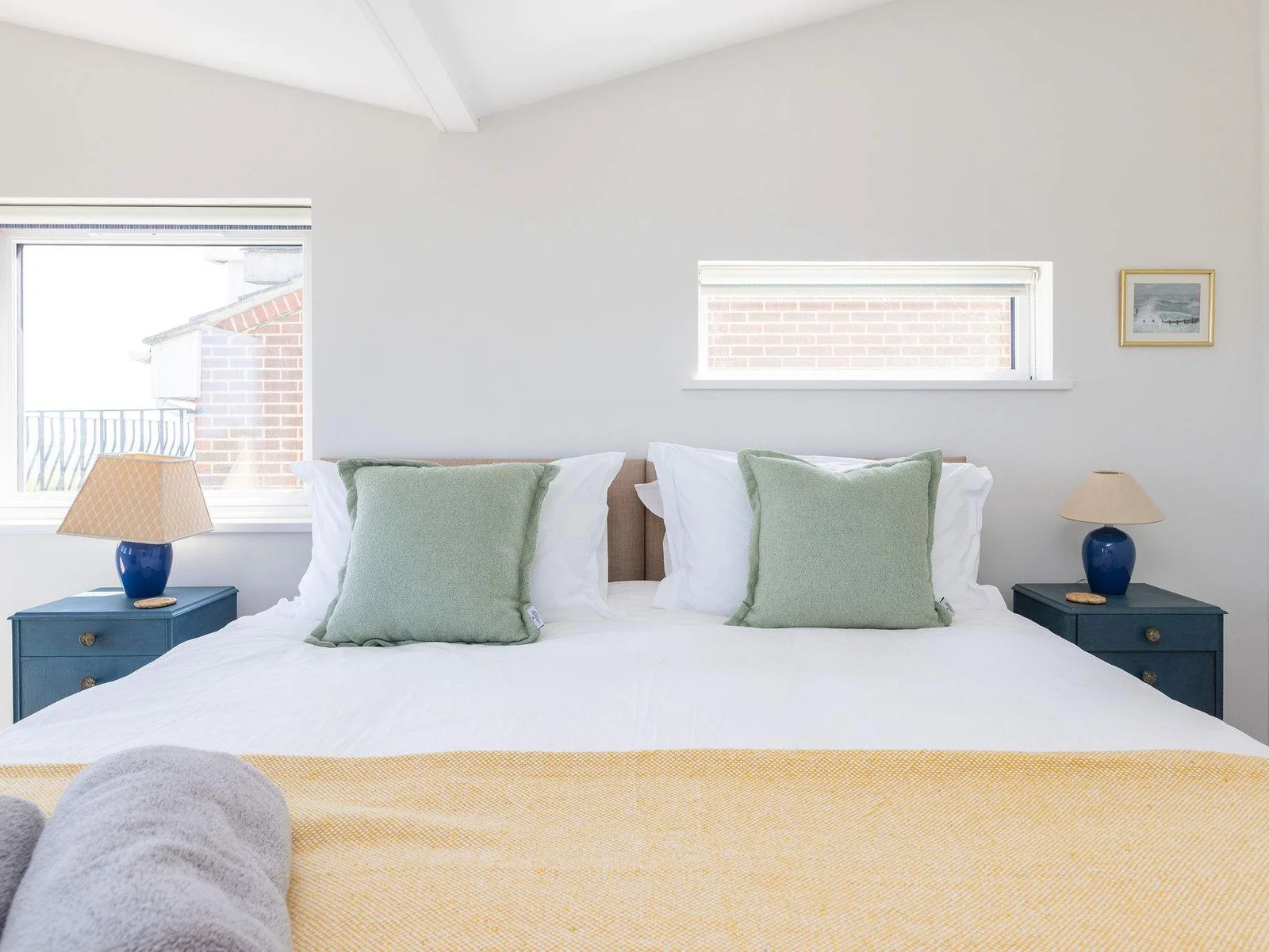 Spacious king bed, perfect for restful nights