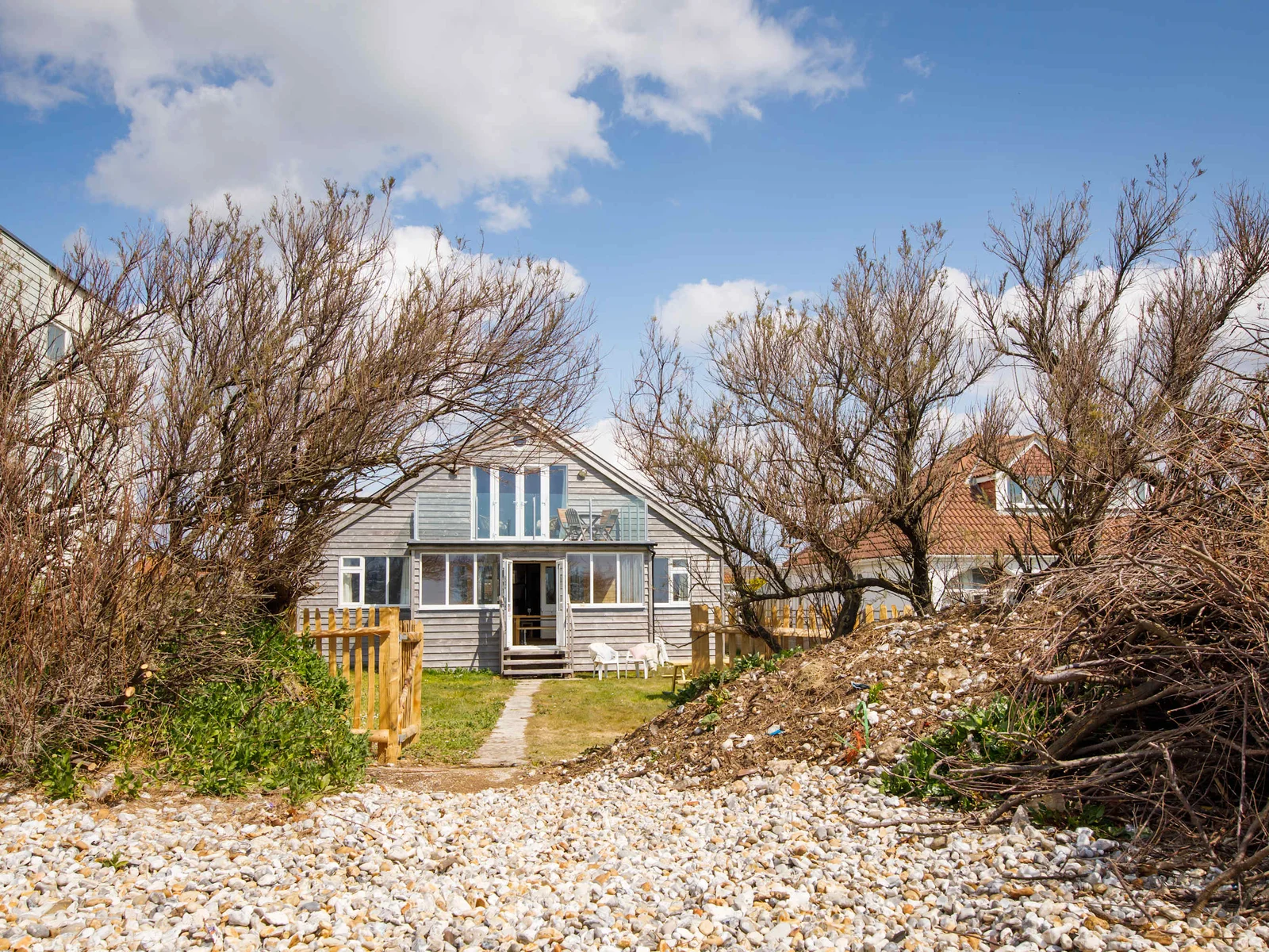 Direct access from the private garden