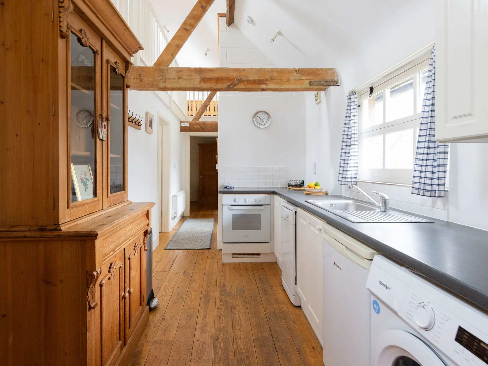 Each cottage has a washing machine and dishwasher for convenience (pictured, The Dairy).