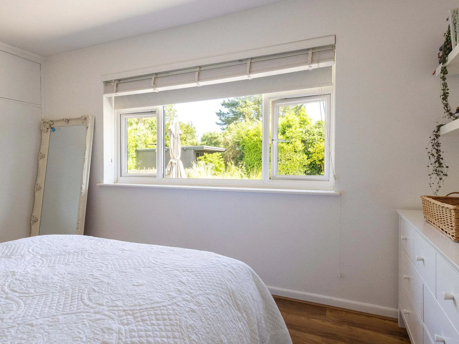 Wake up to garden views and gentle natural light