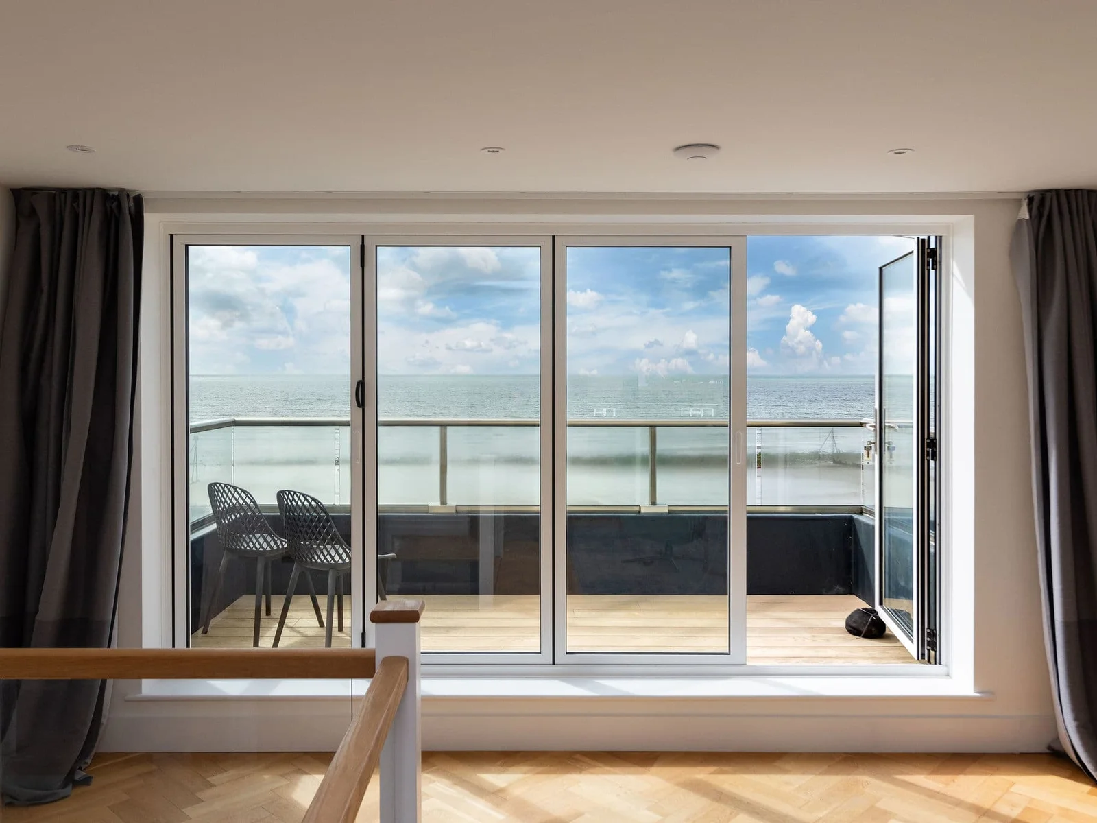 Step out and soak up uninterrupted sea views