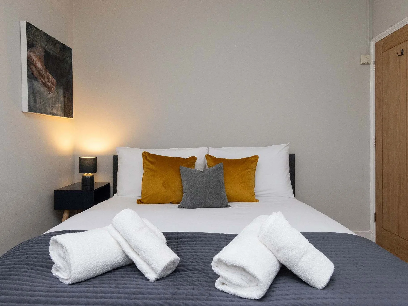 Perfectly arranged for a peaceful nights sleep!