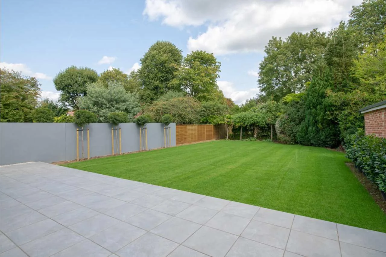 Garden when we moved in, now slightly different