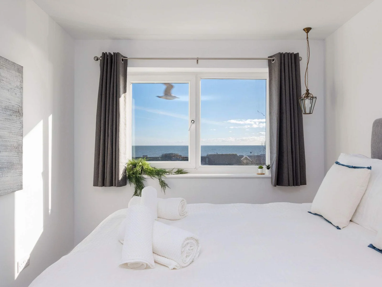 King Bed and Sea Views, what more can you ask for!