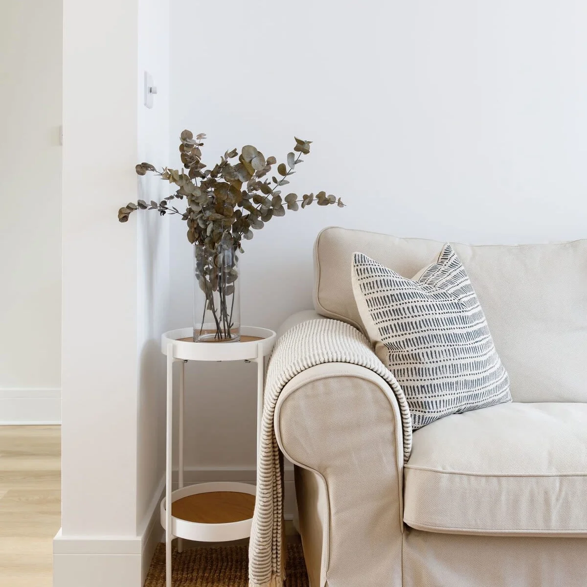 The house has charming furniture throughout.