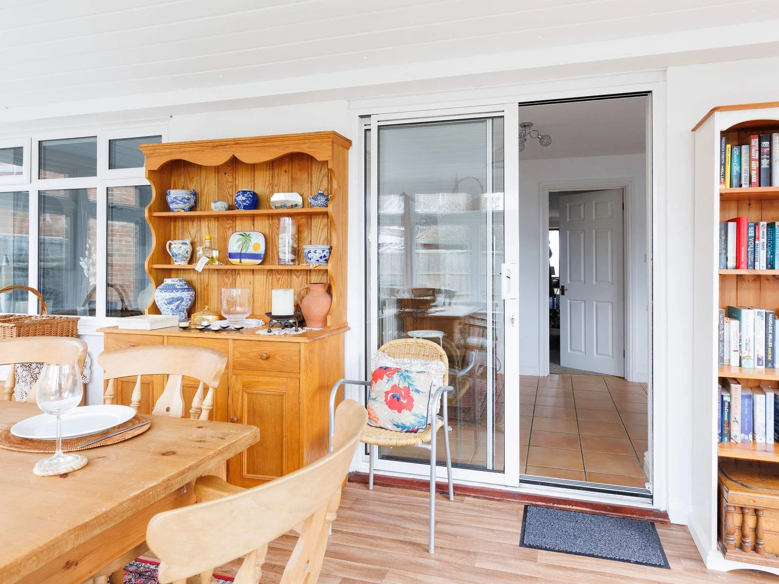 There is plenty of books and games at the home.