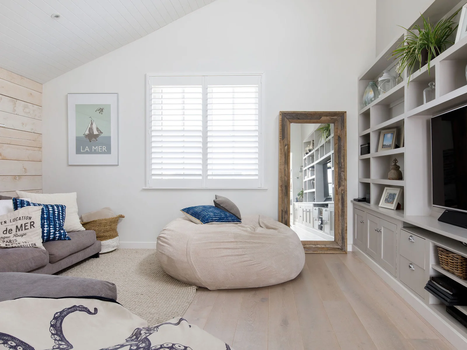 Sink into our super comfy sofas or mega bean bag