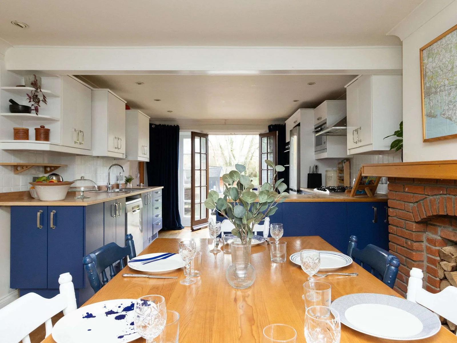 Bright kitchen diner designed for relaxed meals together